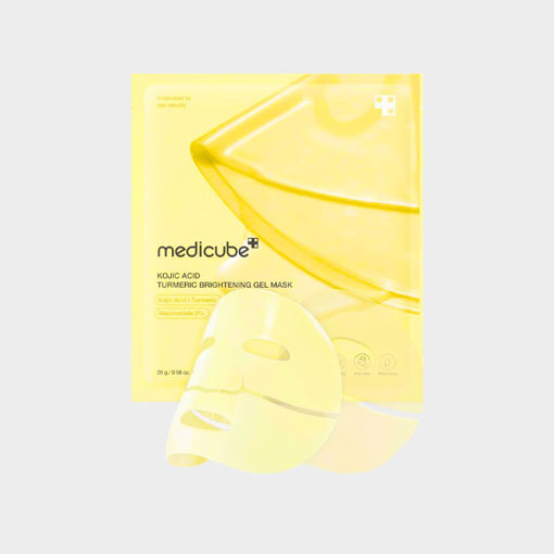 Picture of MEDICUBE KOJIC ACID TURMERIC BRIGHTENING GEL MASK